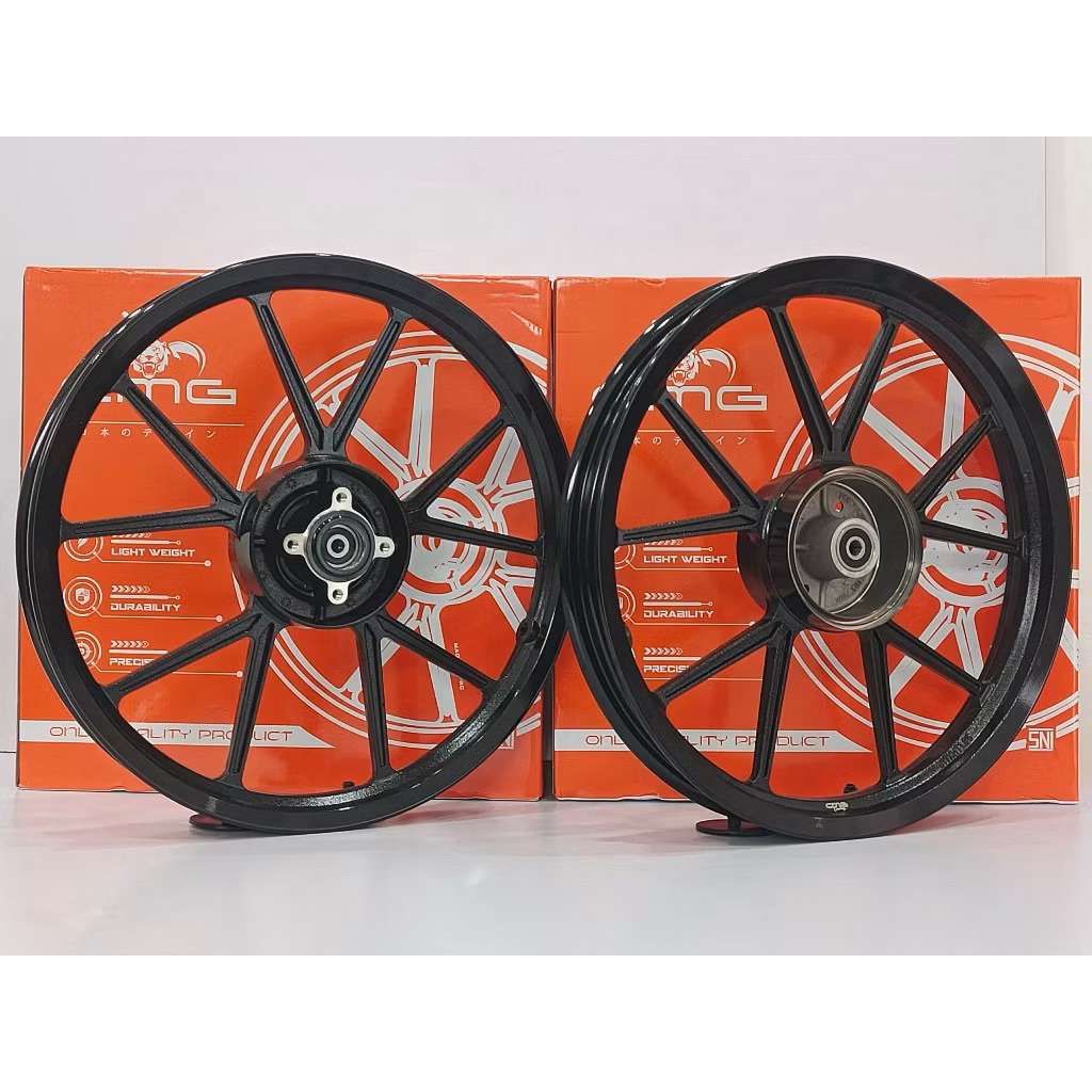 VELG CMG GP WHEEL MODEL DAYTONA TROMOL YAMAHA F1ZR/JUPITER/GRAND/RX KING BLACK RING 17 X 160 / 185 O