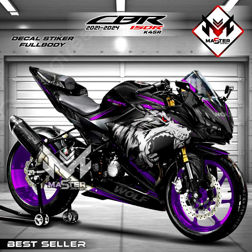 Decal CBR 150R K45R 2021 2022 2023 Full Body Decal Stikcer Motor CBR K45R Full Body Racing