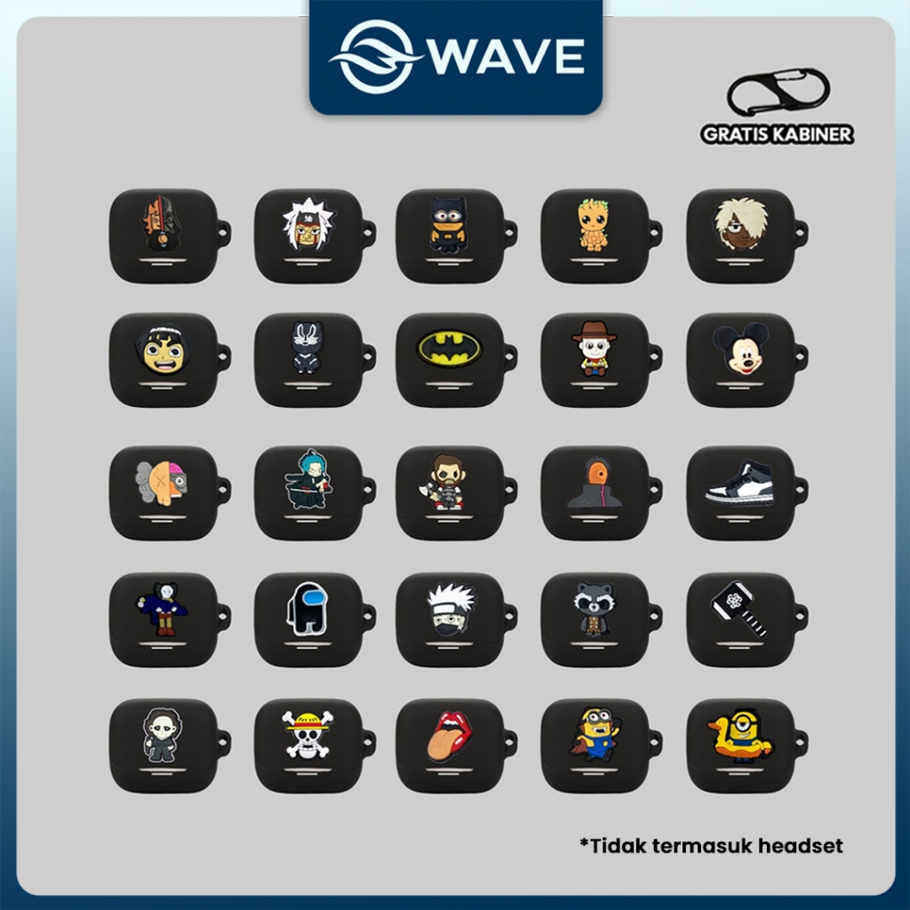 [KD] Soundcore K20i Karakter Premium Softcase Soundcore K20i & Jibbitz 01