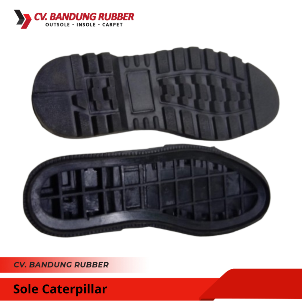 Outsole Karet Sepatu Caterpillar Pria Sol Sepatu Kantoran Pria Sol Sepatu Oxford Sol Sepatu Loafers 
