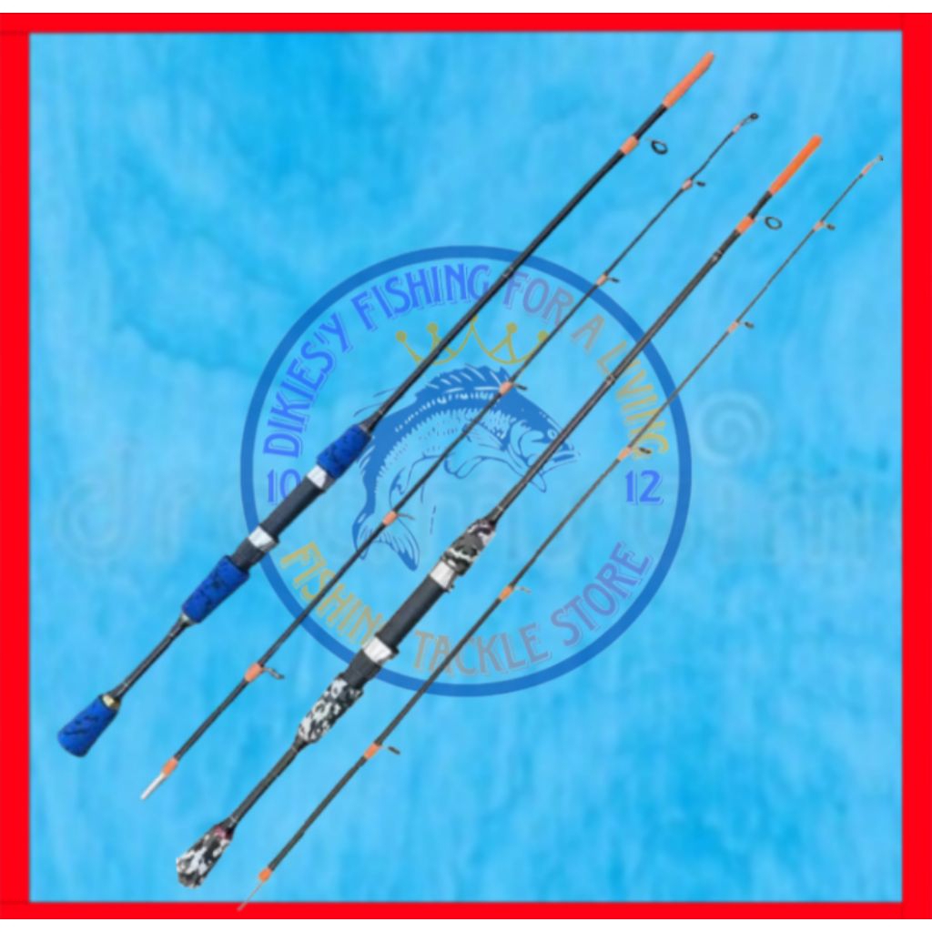 Joran pancing osprey spining jaguar fiber solid kuat 12kg p198cm