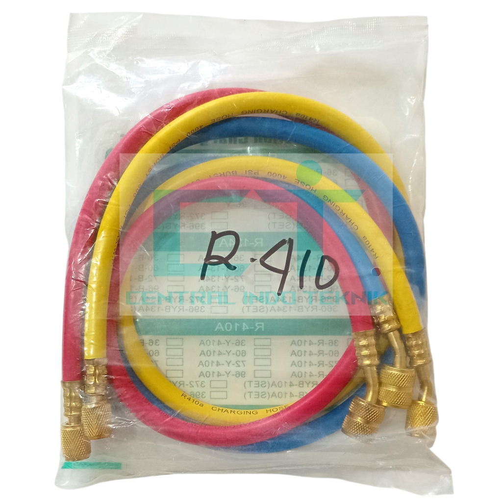 SELANG MANIFOLD R410/R32 UKURAN PANJANG +/- 90CM ISI 3PCS 1SET SELANG FREON PANJANG SELANG MANIPOL M