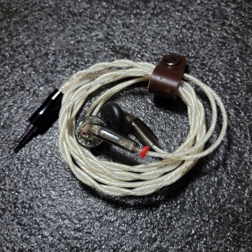 Earphone / Earbuds VE Monk Plus Old Batch 64ohm Recab SPC Litz 2 braid not iem in ear monitor