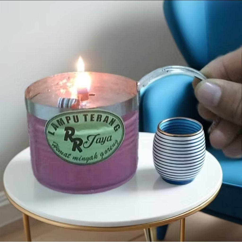 (TERMURAH) Lampu unik minyak goreng DAMAR RITUAL lampu hias mini / lampu ritual / lampu ublik / dama