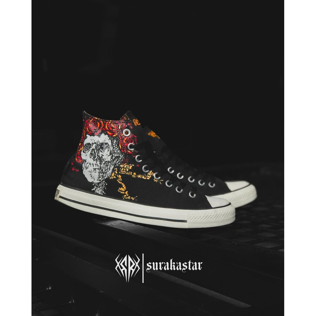 CONVERSE CTAS GRATEFUL DEAD SKULL & ROSES