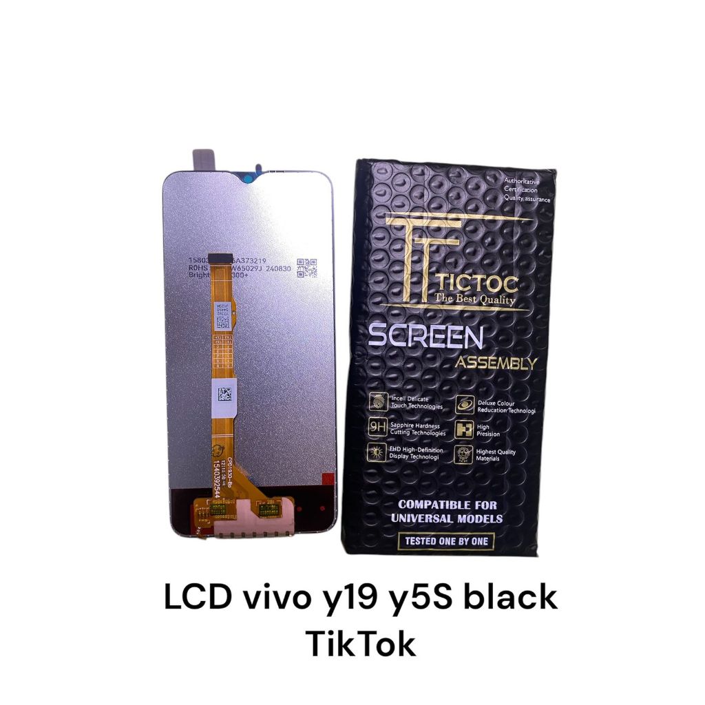LCD TOUCHSCREEN VIVO Y19 1915 Y5S  LCD TS VIVO Y19 1915 Y5S tictoc murah fullset