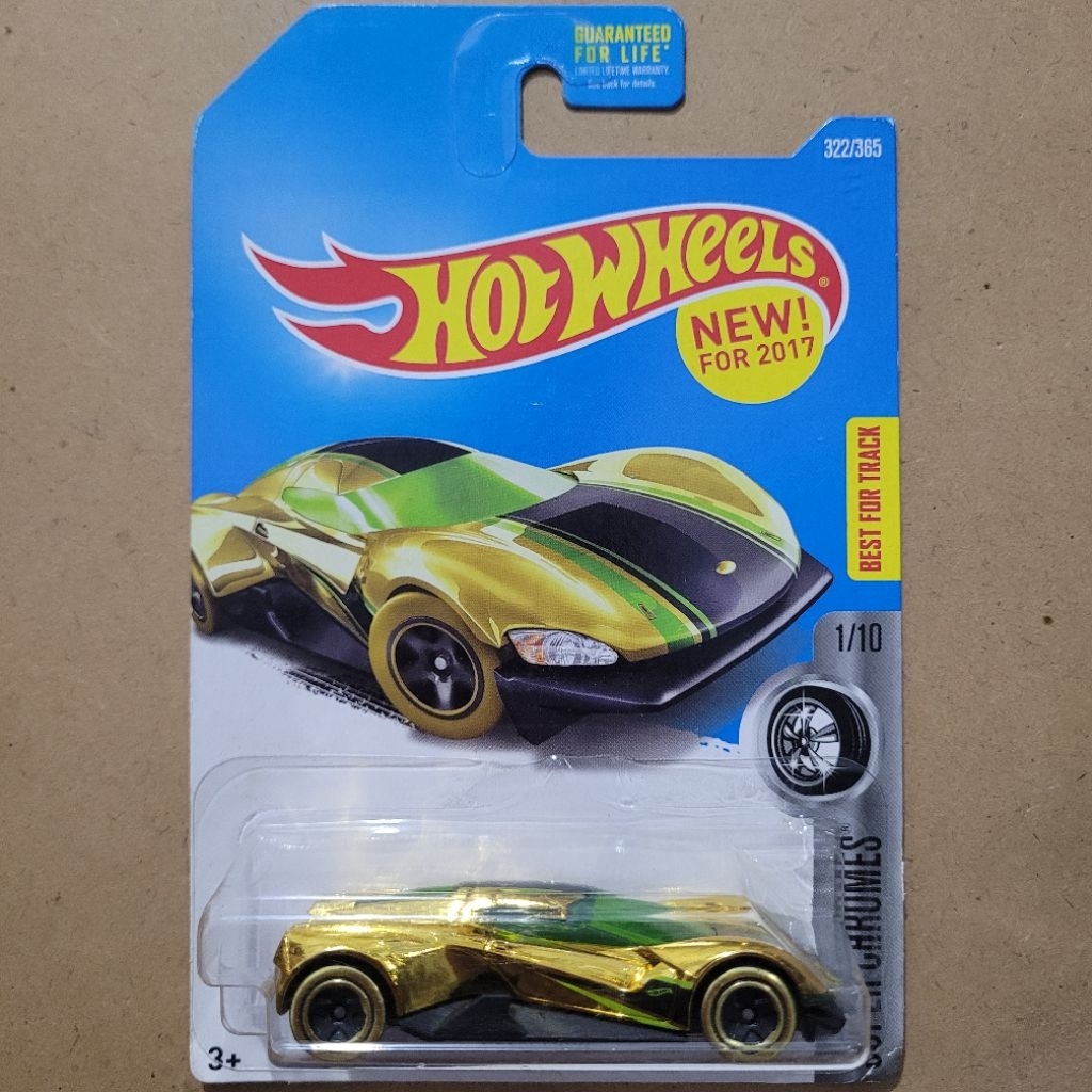 HOT WHEELS CRESCENDO / SUPER CHROMES [ GOLD ] - MAINAN MOBIL ANAK