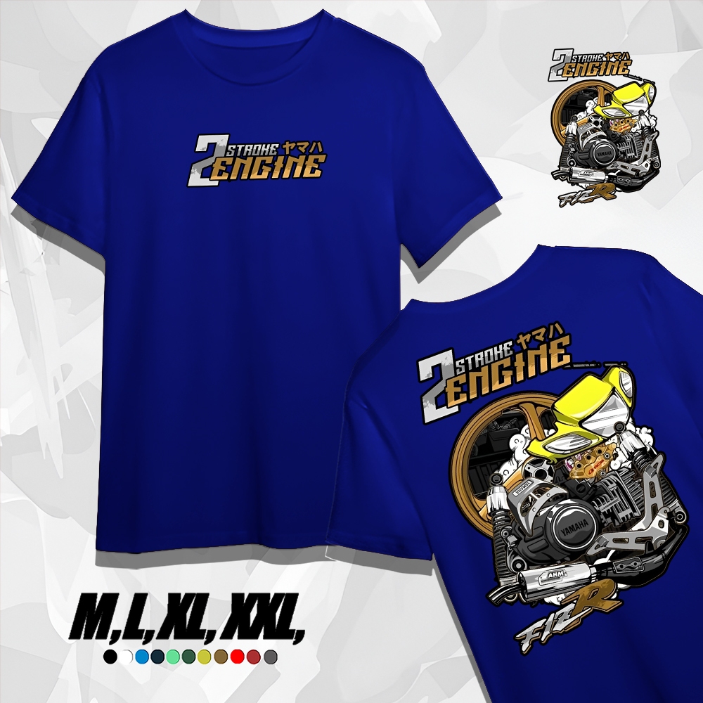 KAOS 2 STROKE FIZR - KAOS RACING TWO STROKE PUTIH KEREN