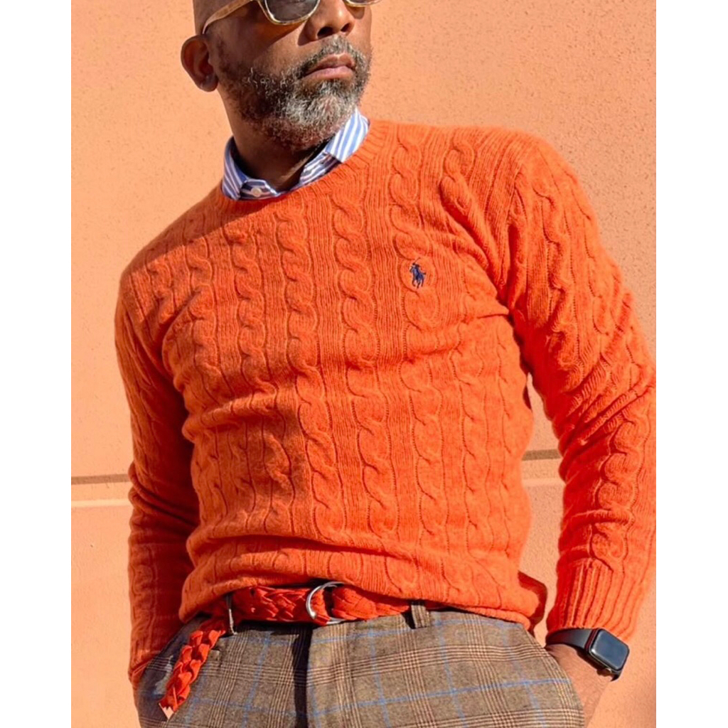 knit cable ralph lauren original