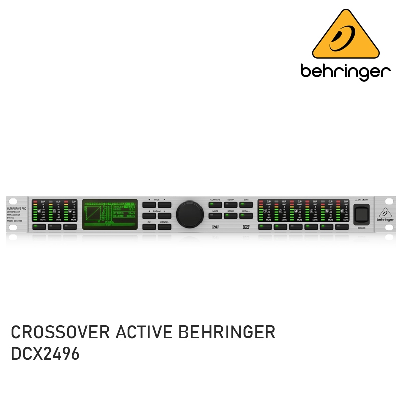 MANAGEMENT BEHRINGER DCX2496 ULTRADRIVE PRO CROSSOVER AKTIF