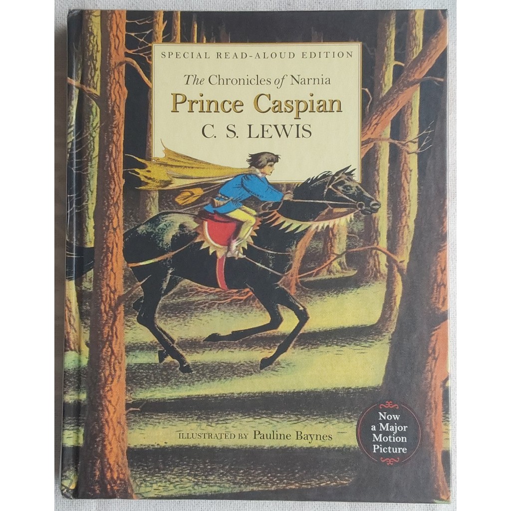 ***LARGE HARDBACK/VERY RARE*** Chronicles of Narnia: Prince Caspian by C.S. Lewis (Read-Aloud Editio