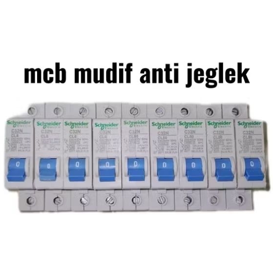 MCB Schneider Biru 1P 2A - Perlindungan Listrik Anti Jeglek