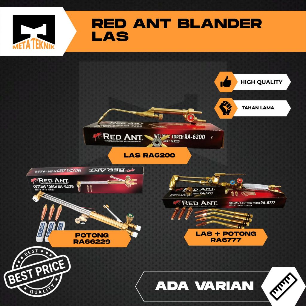 REDANT Blander Las + Potong / RA6777 / RA6229 / RA6200 / Original Welding Gun Torch & Cutting Torch 