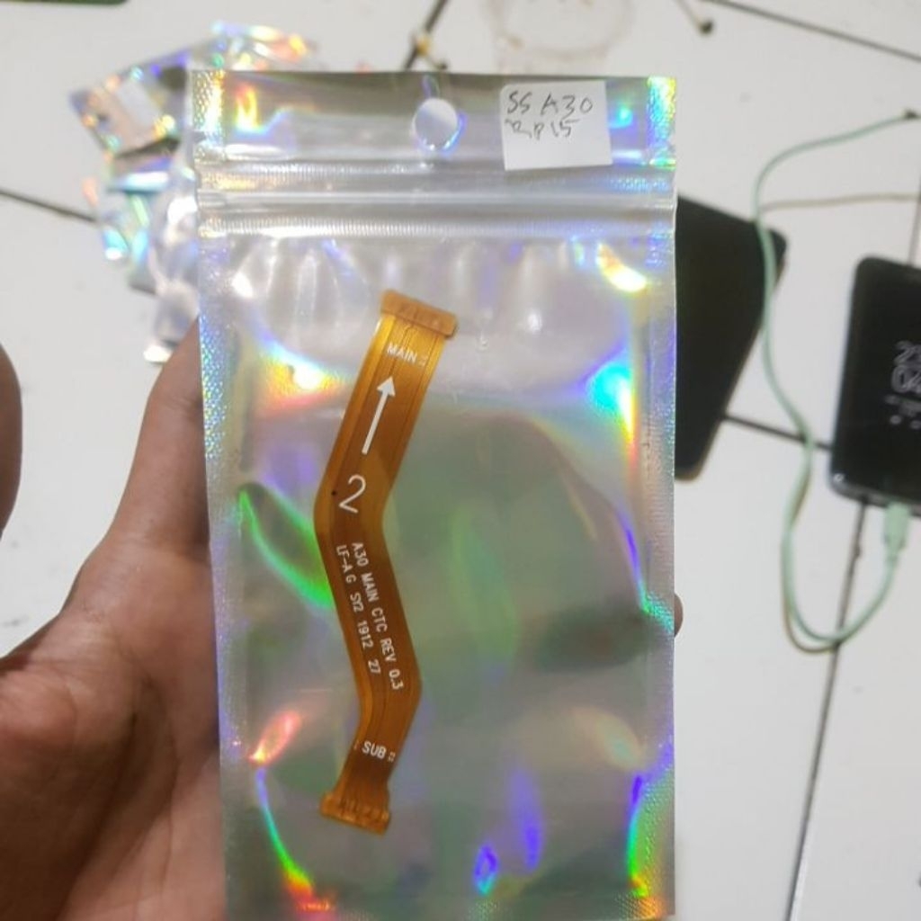 Flexible Charger Samsung A30 Original Cabutan