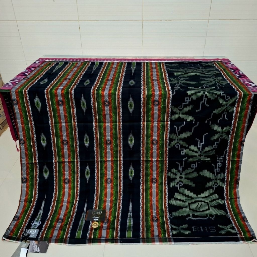 Sarung BHS Royal JSI Silver Lawas Sutra Spunsilk Songket Jaquard ATBM Limited (Bisa COD)