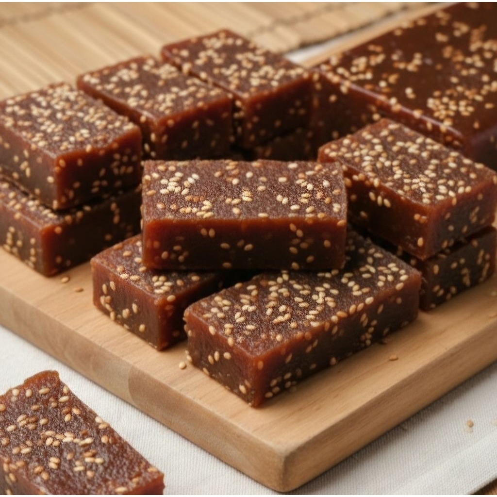 Jenang Dua Putra || Dodol/Jenang Wijen Ketan Asli 100% || Rasa Manis Legit Pass Tekstur Lembut 500gr