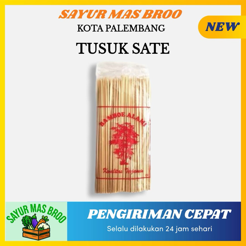 Tusuk Sate 1 Ikat - Toko Sayuran Segar Murah Terdekat Mas Broo Palembang