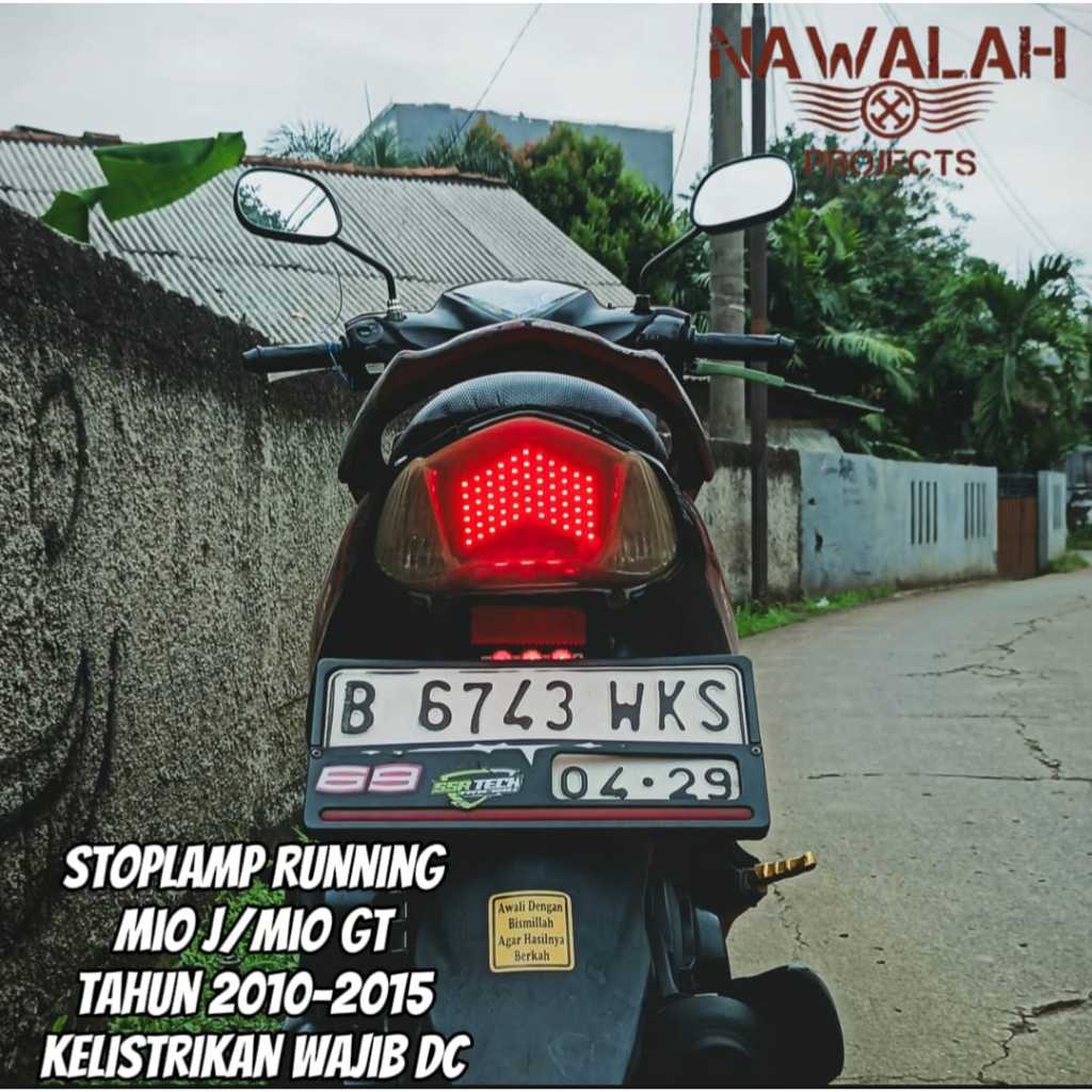 LAMPU STOPLAMP RUNNING MIO Mio J MIO GT/LAMPU RUNNING MIO J Dan MIO GT WAJIB RUBAH ARUS KE DC