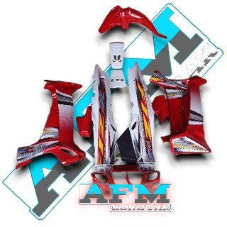 PROMO Paket body set halus fizr edisi full cluth warna merah putih.