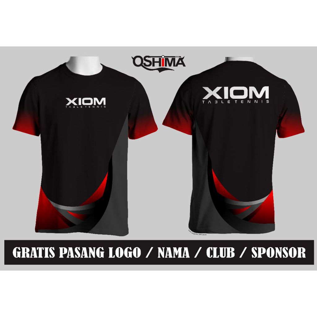 KAOS JERSEY OLAHRAGA PINGPONG XIOM