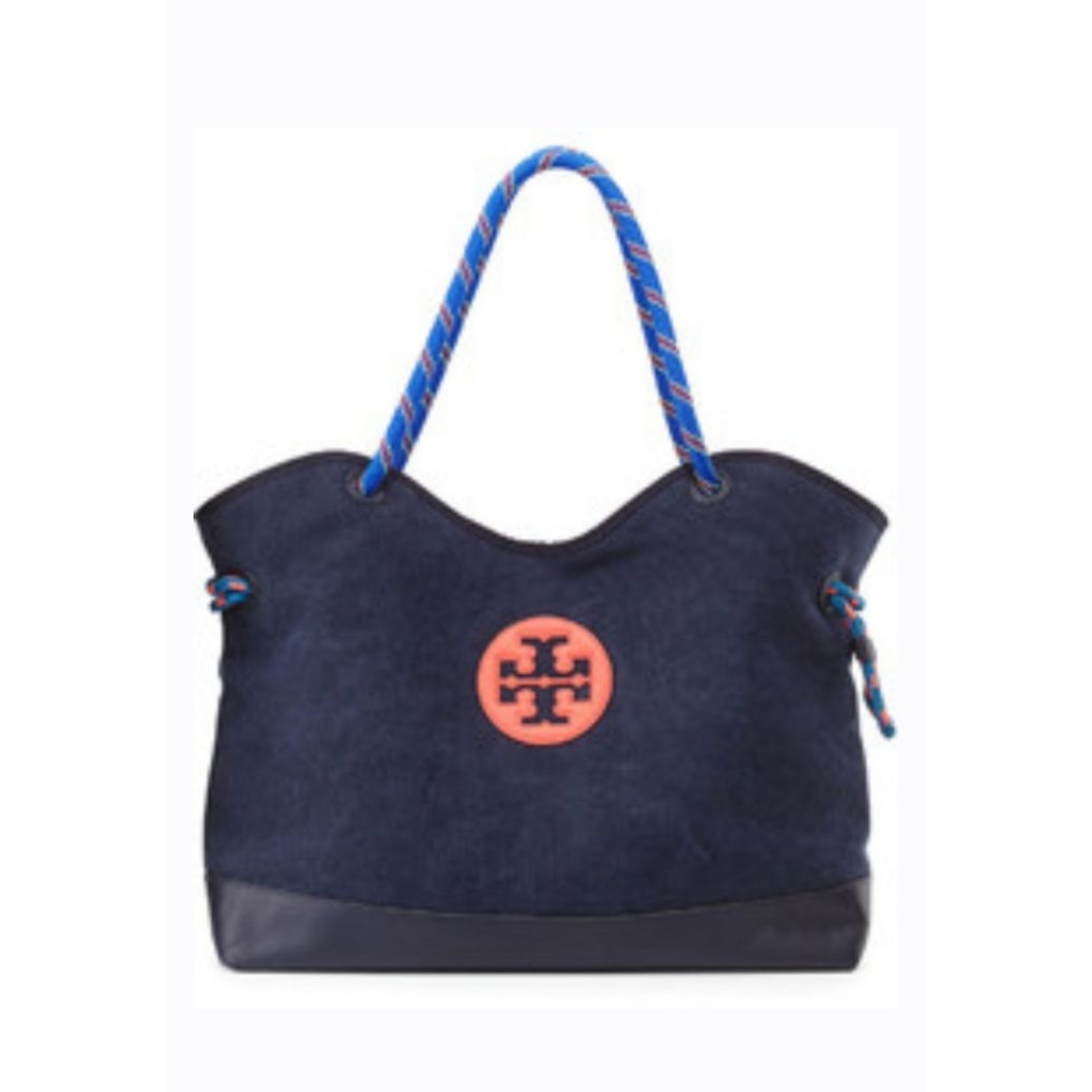 Tory Burch Kellyn Kanvas Tote Bag Navy