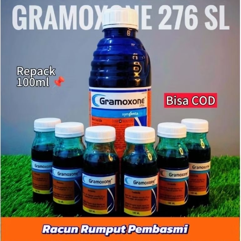 Gramoxone 276L Herbisida Racun Rumput Reapack 100ml, Obat Rumput Gramoxone