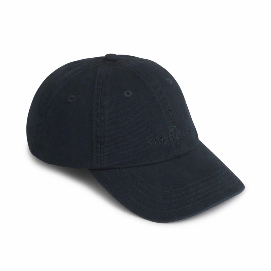 Stone Island Logo Cap Navy