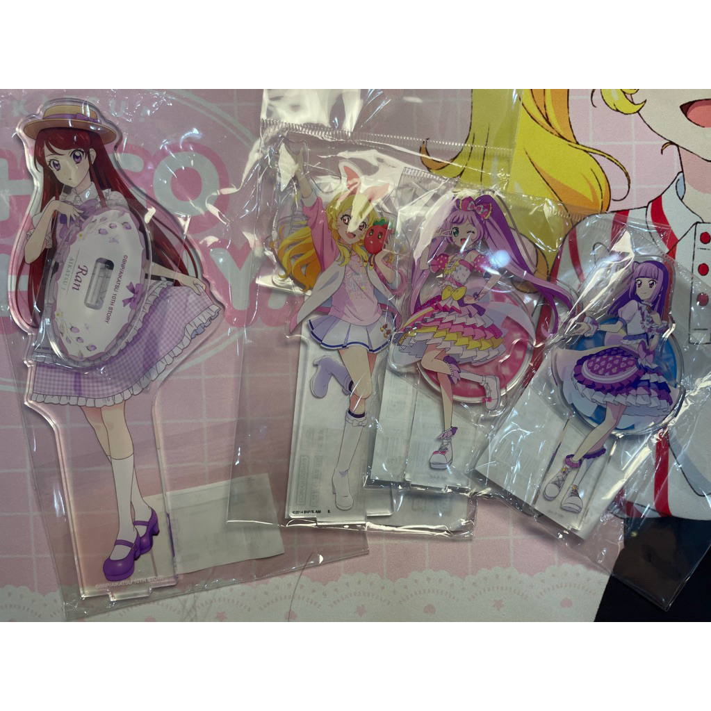 Aikatsu Acrylic Stand Aikatsu X Pripara The Movie Ichigo Ran Sumire Laala