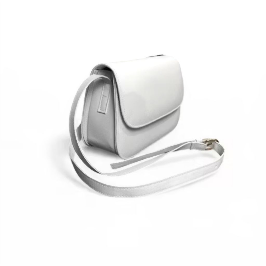 (DIX STOCK) TAS SELEMPANG WANITA WARNA PUTIH SIMPLE ELEGAN SLINGBAG PEREMPUAN CEWEK