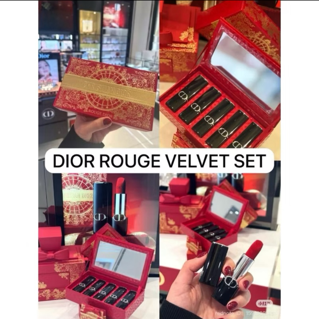 Rouge Velvet Lipstik / Lip Mini set Dior Rouge Dior