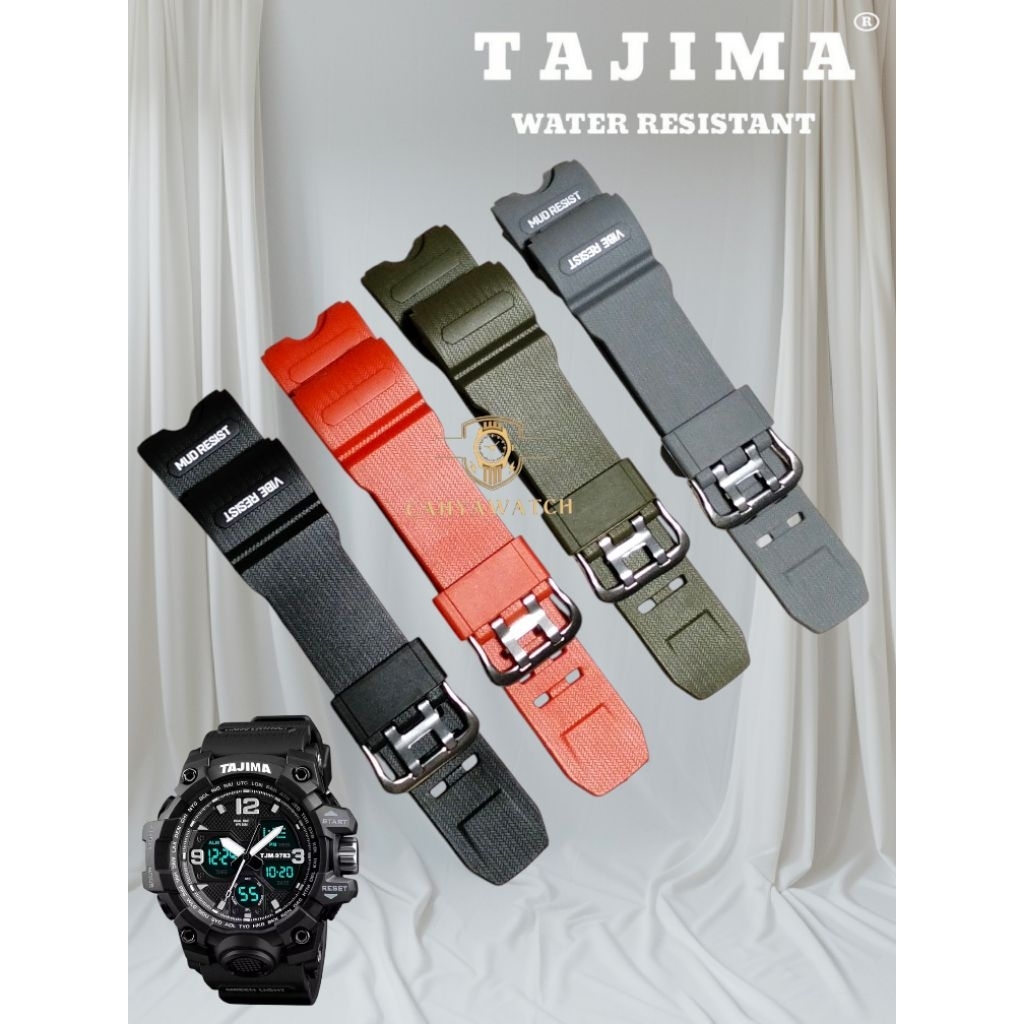 Tali Jam Tangan TAJIMA 9783 Rubber Strap Jam Tajima 9783