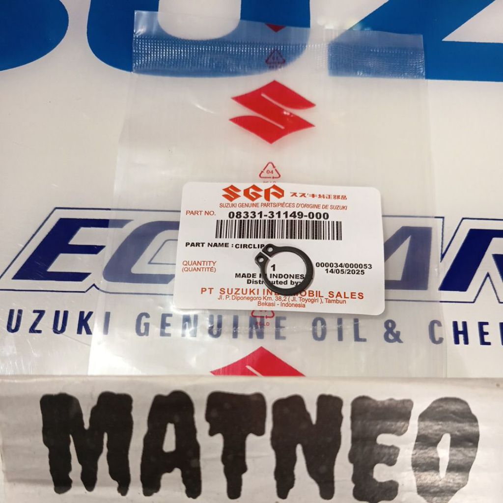 RING, SNAP, 31MM (Snap Ring / Circlip / Klip Pengunci) RING SELAHAN  suzuki spin skywave skydrive ha