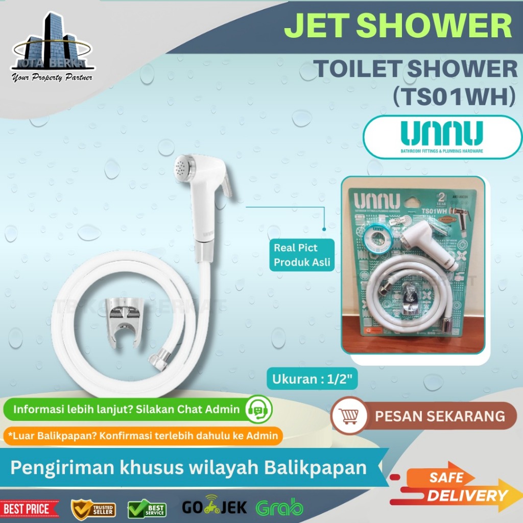 JET SHOWER UNNU / SHOWER TOILET UNNU TS01WH