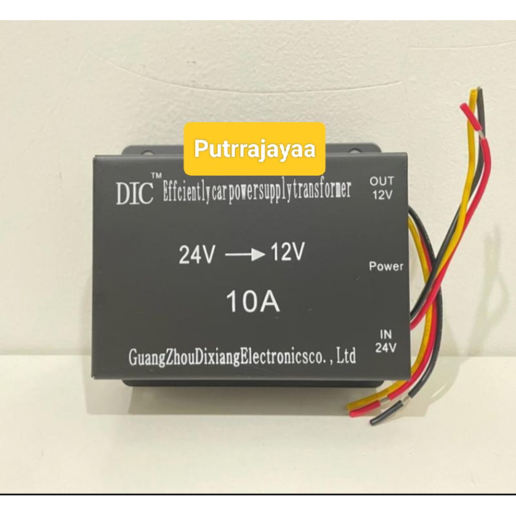 Step Down 10 Amper DC 24 Volt to 12 Volt ORI / Step Down DC 24V ke 12V 10A