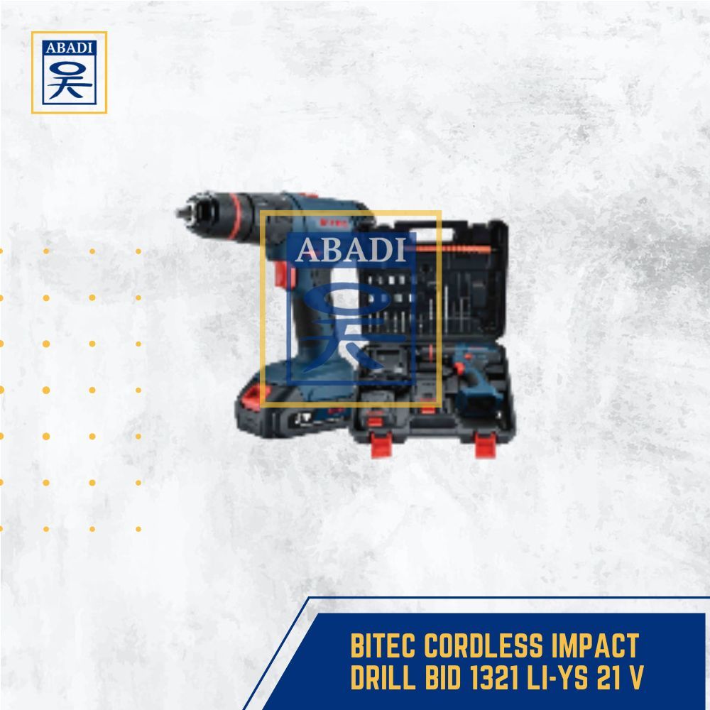 CORDLESS IMPACT DRILL BID 1321 LI-YS 21 V BITEC