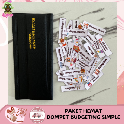 Paket Hemat Dompet Budgeting + 32 Stiker Budgeting