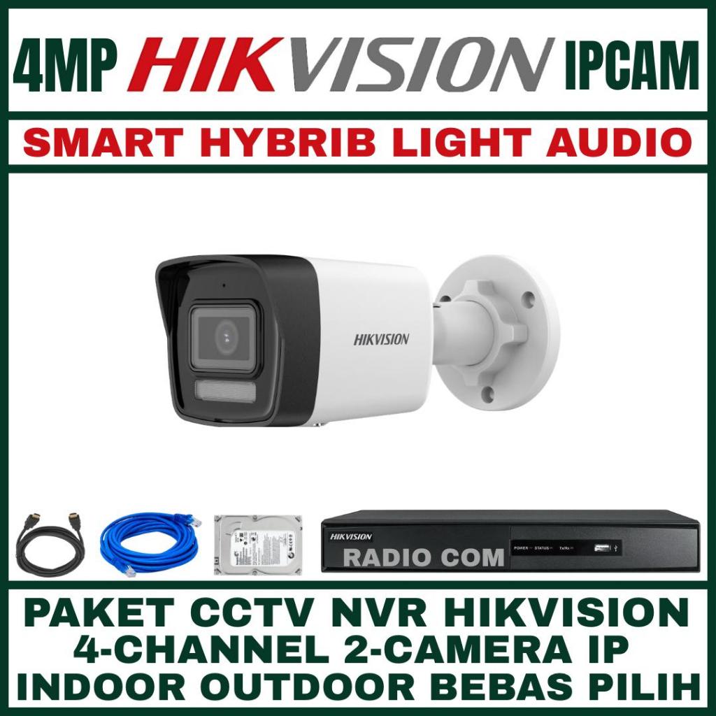 HIKVISION IP CAMERA 4MP PAKET 4 CHANNEL 1 KAMERA