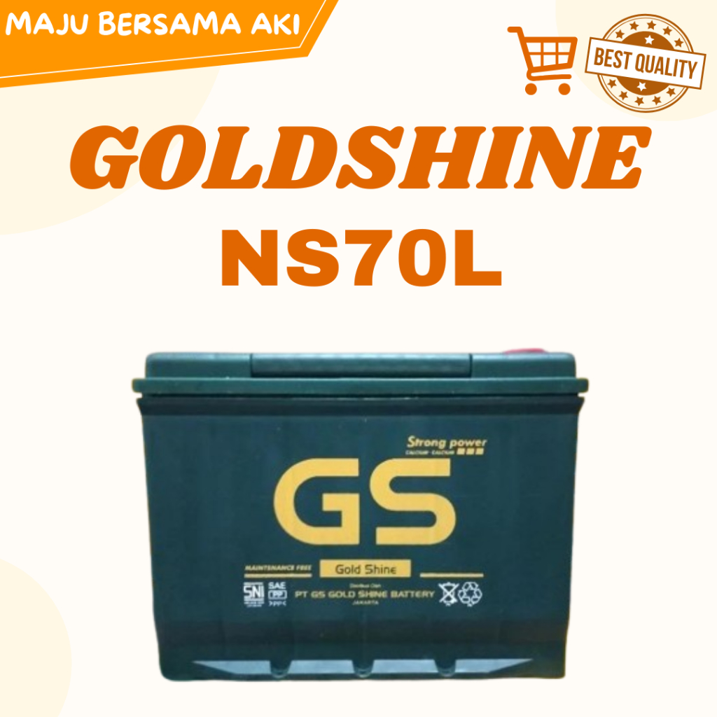 AKI NISSAN SUNNY GS Goldshine NS70L 65D26L Aki kering MF