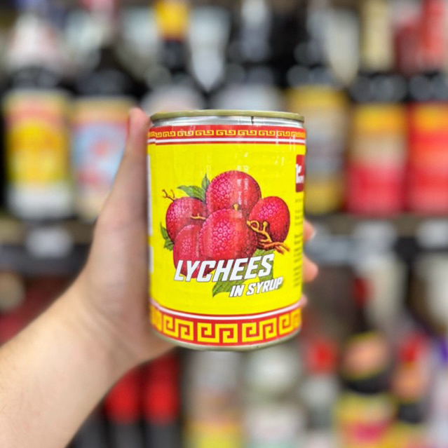 Lychees In Syrup IKPS Brand Buah Leci Kaleng Halal 567gr