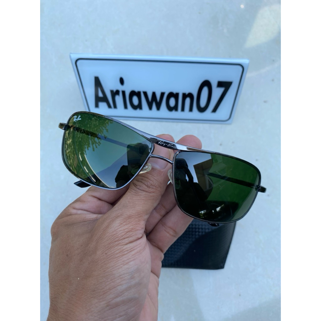 kacamata ray-ban rb 8013 frame gan kaca hijau sz 67 13
