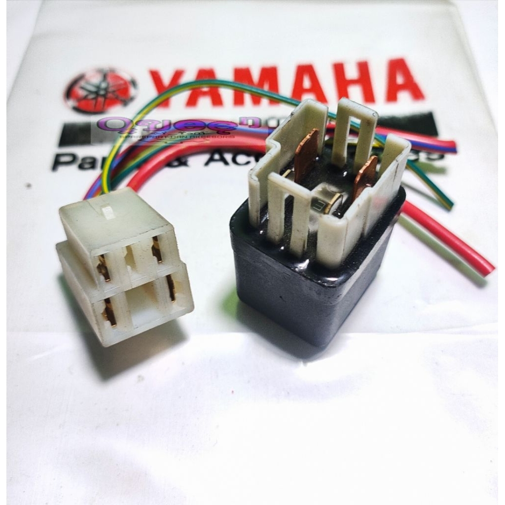 Soket Bendik Relay Stater Satu set Yamaha Mio Jupiter MX Soul Vixion MX king Nmax Relay Comp Start H