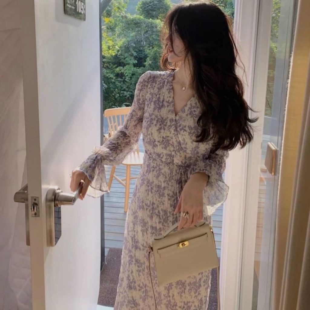 [DINDA]Dress new arrival panjang gamis wanita