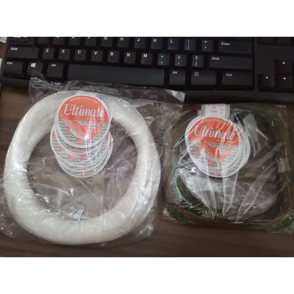 senar pancing ultimate nylon 30 meter putih