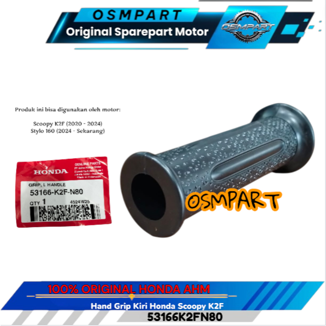 HANDGRIP KIRI SCOOPY K2F STYLO 160 53166K2FN80