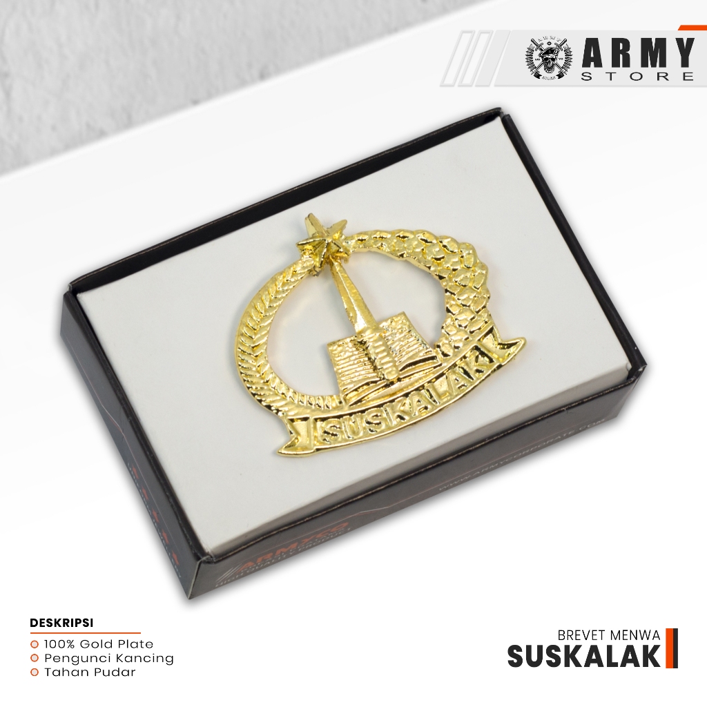 Brevet Pin Suskalak Menwa Premium