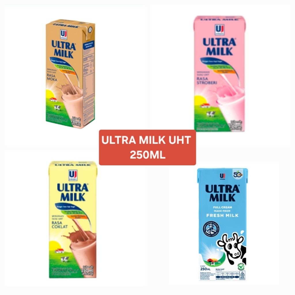 Susu UHT Ultra Milk 250ml 1 dus isi 24