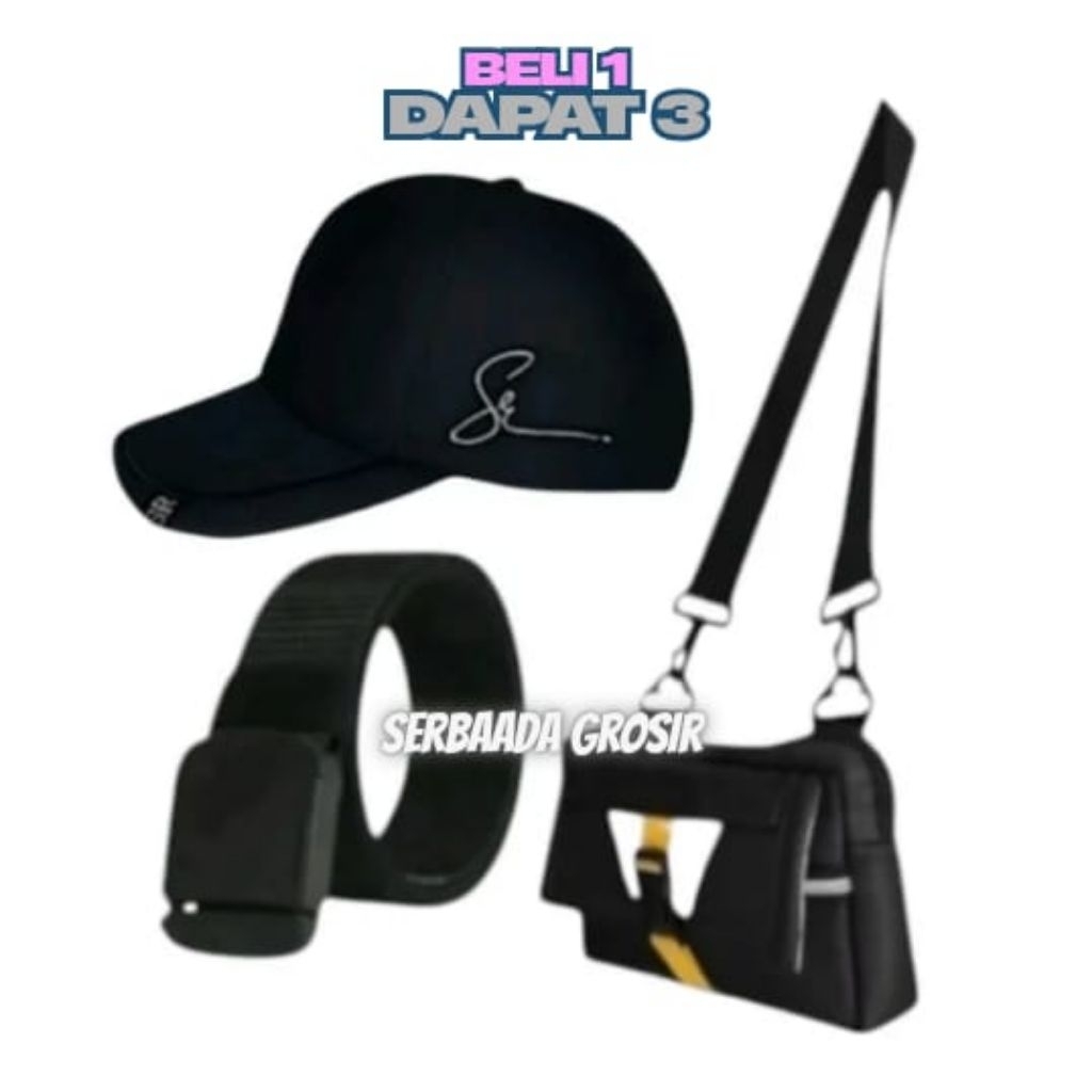 PROMO TAS SELEMPANG PRIA BELI1 DAPAT3. BISA COD