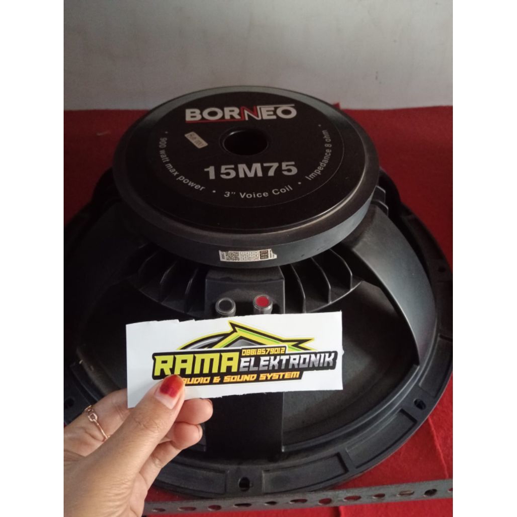 spiker komponen borneo15inch 15M75vois koil3 watt300