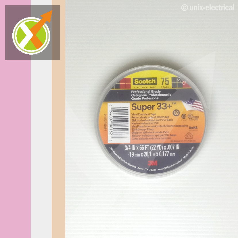 Isolasi Vinyl Tape 3M SCOTCH Super 33