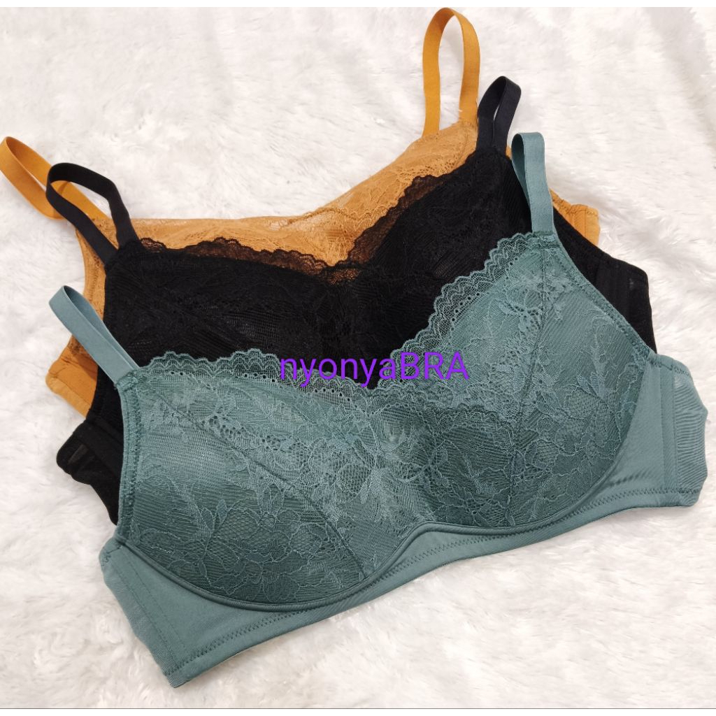 Luludi by wacoal bra tanpa kawat cup B,C,D, 36,38,40, LB 4238